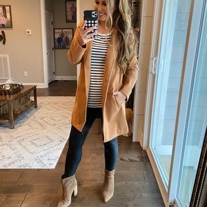 Camel Jacket Pink Lily